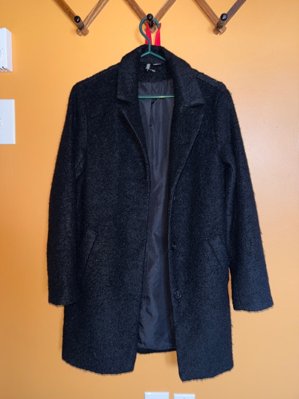 Divided H&M Wool Blend Car Coat, Size XSmall